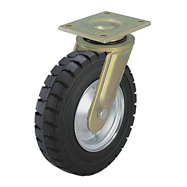Solid Rubber Caster, 2090 lb. Ld, Swivel
