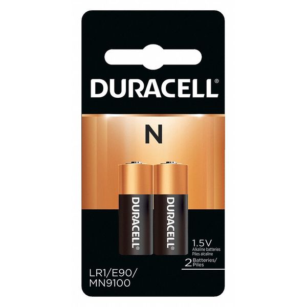 Battery, Size N, Alkaline, 1.5V, PK2
