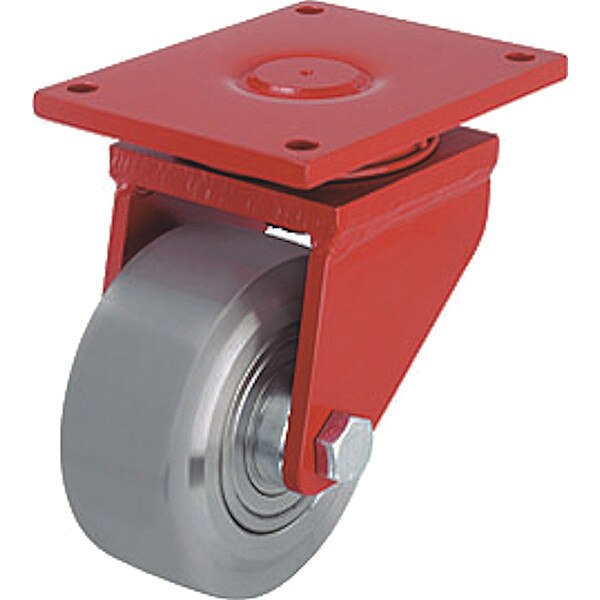 Plate Caster, 6610 lb. Ld Rating, Ball