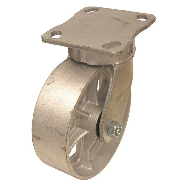 Plate Caster, 1400 lb. Ld Rating, Roller