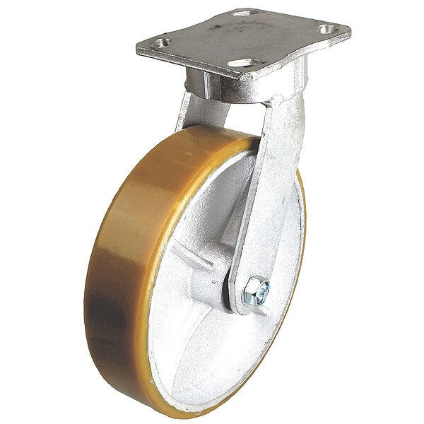 Plate Caster, 1250 lb. Ld Rating, Ball