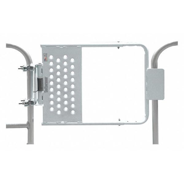 Safety Gate, Unpainted, Galvanized, Steel