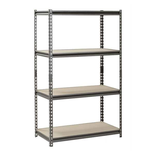 Freestanding Bulk Storage Rack, 18 in D, 36 in W, 4 Shelves