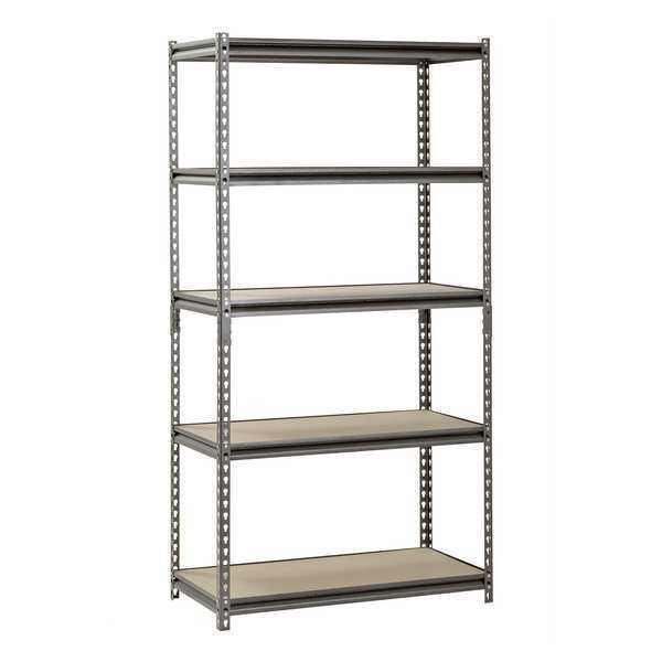 Freestanding Bulk Storage Rack, 18 in D, 36 in W, 5 Shelves