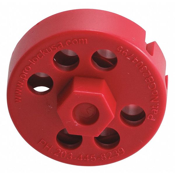 Cable Lockout, Red, Nylon
