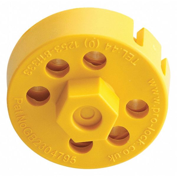 Cable Lockout, Yellow, Nylon