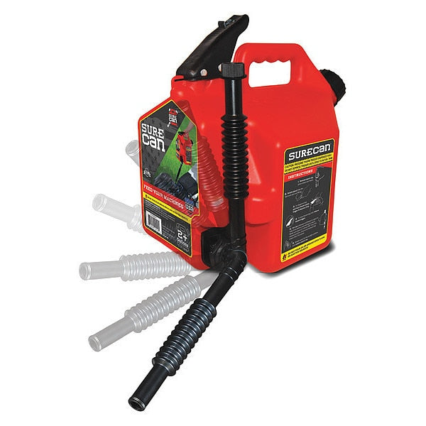 2.2 gal Red HDPE Type II Safety Gas Can