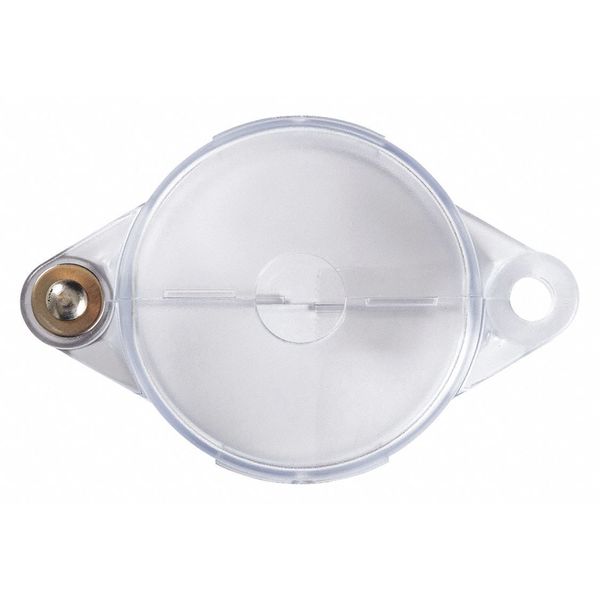 Gate Valve Lockout, Clear, 1-3/8