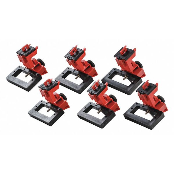 Oversized Breaker Lockout, Red, 4-1/8