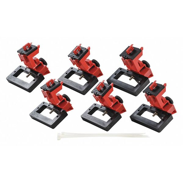Oversized Breaker Lockout, Red, 4-1/8