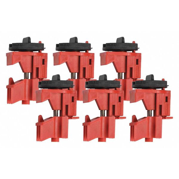 Multi-Pole Breaker Lockout, Red, 2-1/8