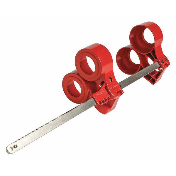 Blind Flange Lockout Device, Red