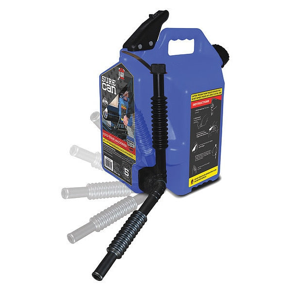5 gal Blue HDPE Type II Safety Kerosene Can