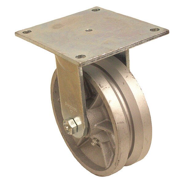 Plate Caster, 1000 lb. Ld Rating, Roller