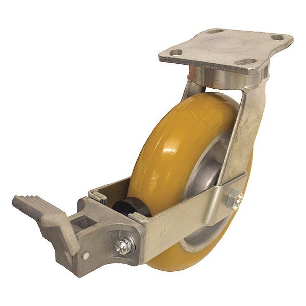 Plate Caster, 1500 lb. Ld Rating, Ball