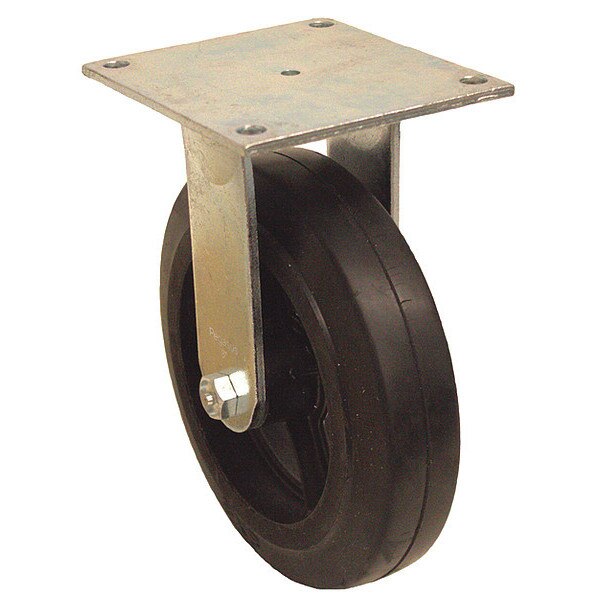 Plate Caster, 600 lb. Ld Rating, Roller