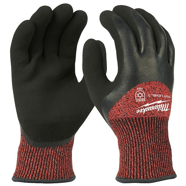 Cut Level 3 Winter Insulated Dipped Gloves - Small