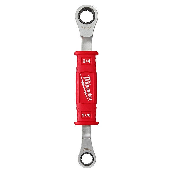 Linemanâs 2in1 Insulated Ratcheting Box Wrench