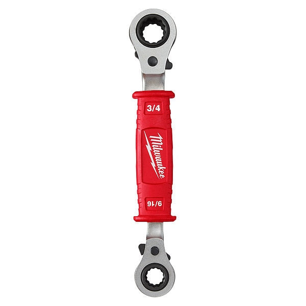 Linemanâs 4in1 Insulated Ratcheting Box Wrench