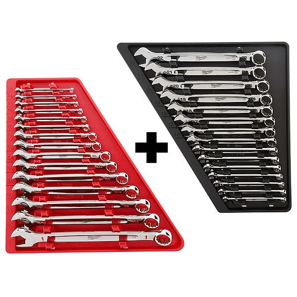 Combination Wrench Set SAE/Metric, 30pc