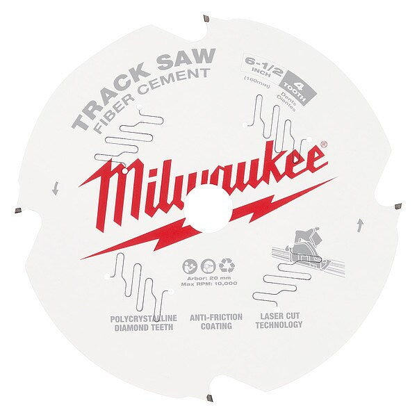 Track Saw Blade, 6 1/2 in Blade, 4 Teeth