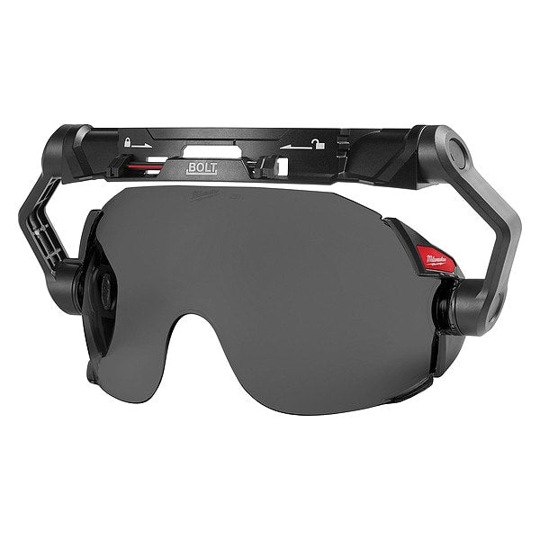 BOLT Tinted Dual Coat Lens Eye Visor for Milwaukee Safety Helmets and Hard Hats