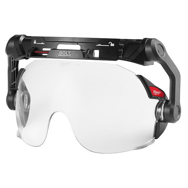 BOLT Clear Dual Coat Lens Eye Visor for Milwaukee Safety Helmets