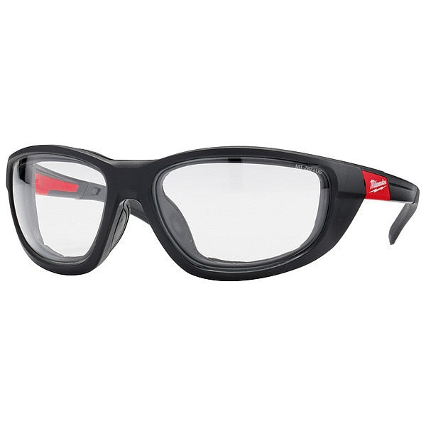 Clear Performance Safety Glasses w/Gasket (Polybag)