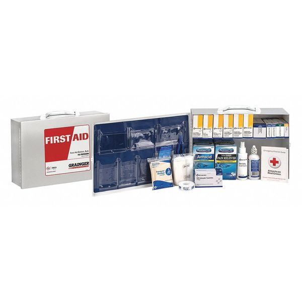 First Aid Cabinet, Metal, 75 Person