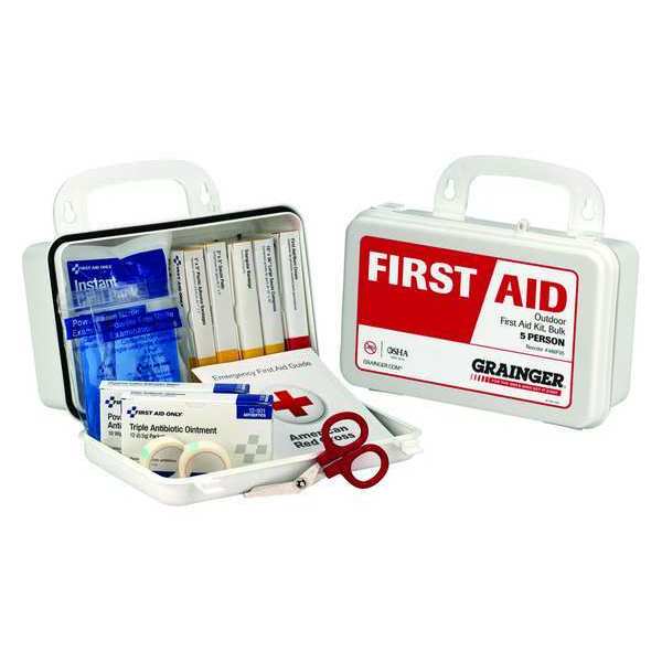 First Aid Kit, Plastic, 5 Person