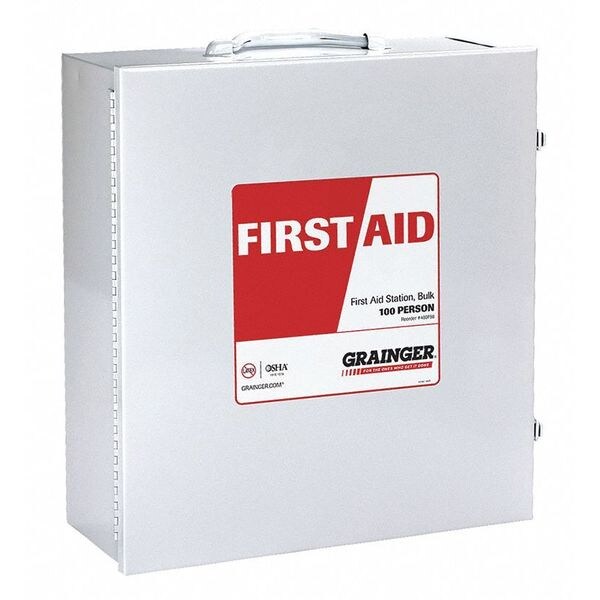 First Aid Cabinet, Metal, 100 Person
