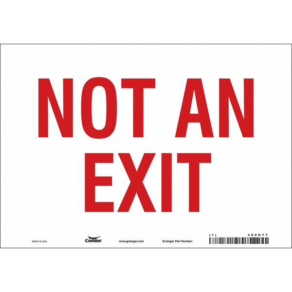 Not An Exit Sign, English, 10
