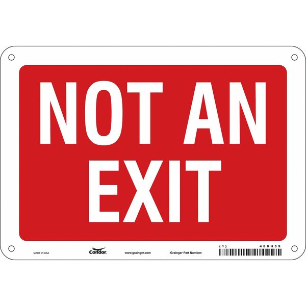 Not An Exit Sign, English, 10