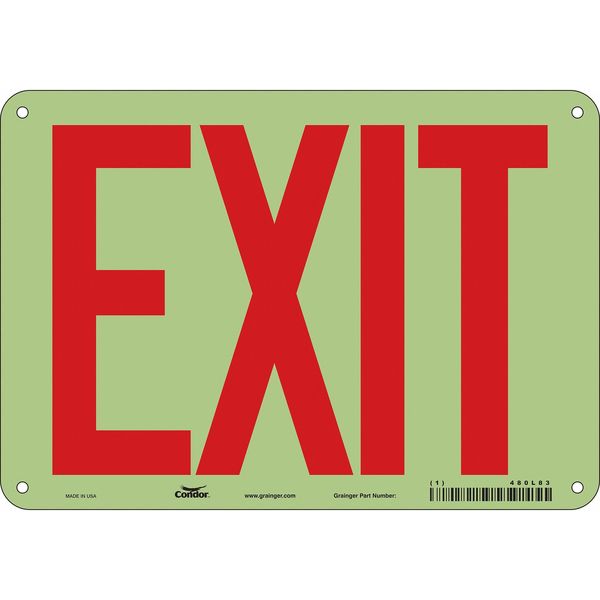 Safety Sign, 7 inx10 in, Polyethylene