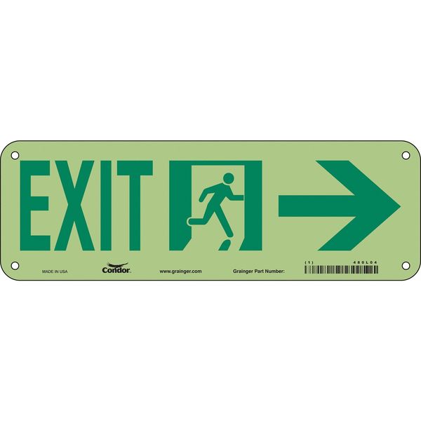 Safety Sign, 7 in x 21 in, Aluminum