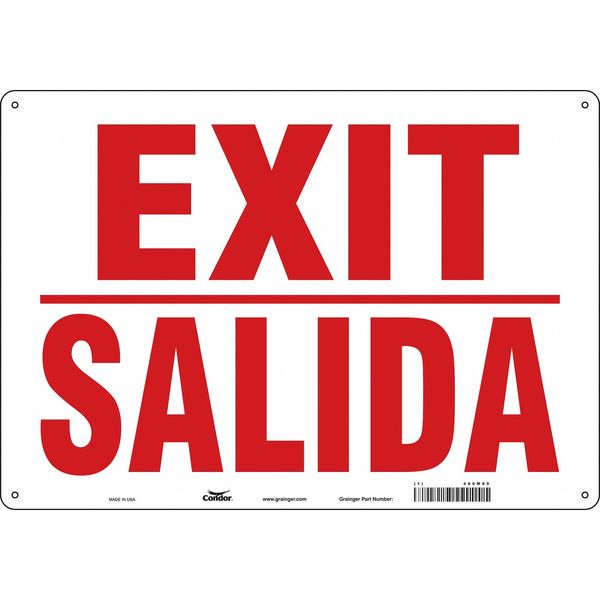 Safety Sign, 14 in x 20 in, Aluminum