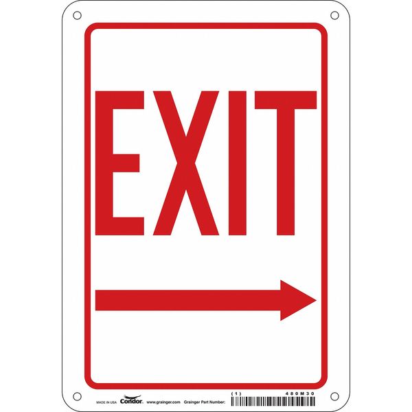 Exit Sign, English, 7