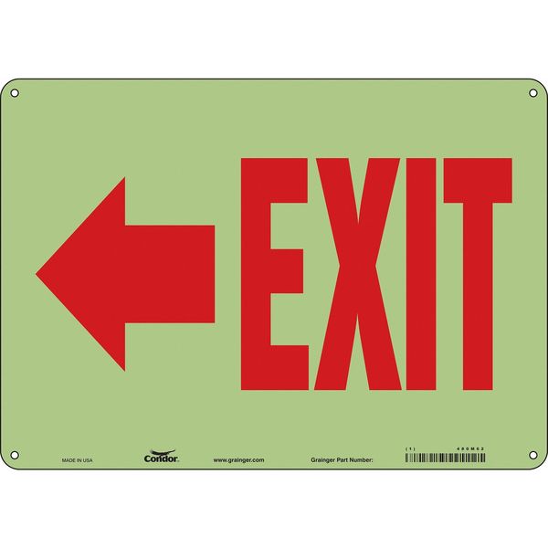 Safety Sign, 10 inx14 in, Polyethylene