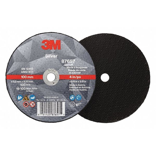 Abrasive Cut-Off Wheel, Type 1, 4