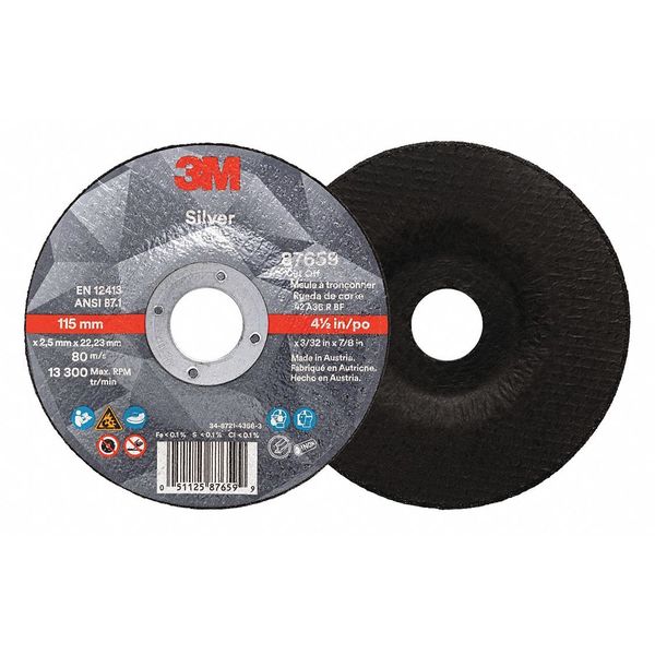 Abrasive Cut-Off Wheel, Type 27, Silver