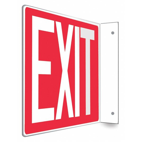 Safety Sign, 8 in x 12 in, PETG