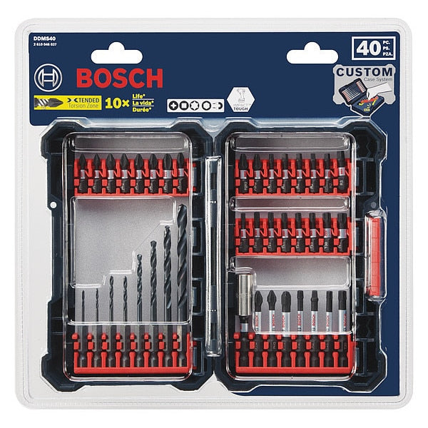 40pc. HSS 118 Degrees, 135 Degrees Drill Bit Set