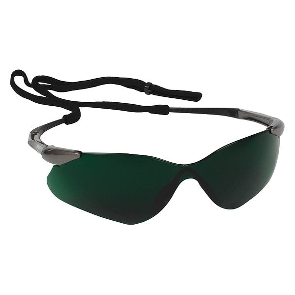 Safety Glasses, Wraparound IR 5.0 Polycarbonate Lens, Scratch-Resistant