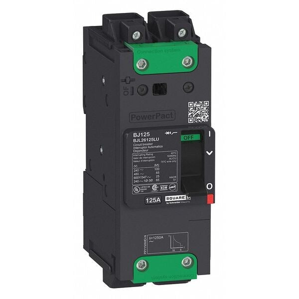 Molded Case Circuit Breaker, 30 A, 525V AC, 2 Pole, Unit Mount Mounting Style, BDL Series