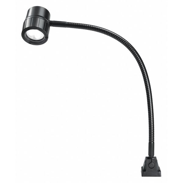 Gooseneck Task Light, LED, 460 lm, 6W, Black