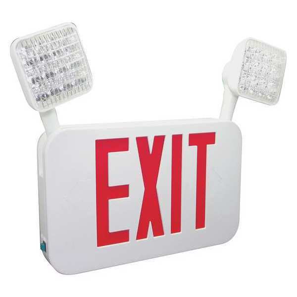 Exit Sign, Red Letter Color, 3.70W, LED
