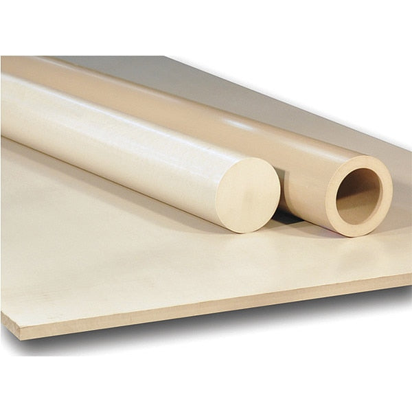Tan PEEK Rod Stock 4 ft. L, 1/4