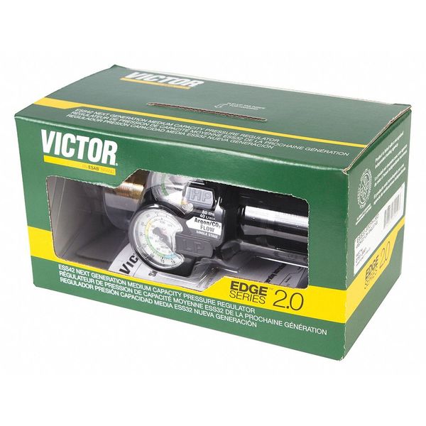 Gas Regulator, Single Stage, CGA-320, 0 to 40 psi, Use With: Carbon Dioxide