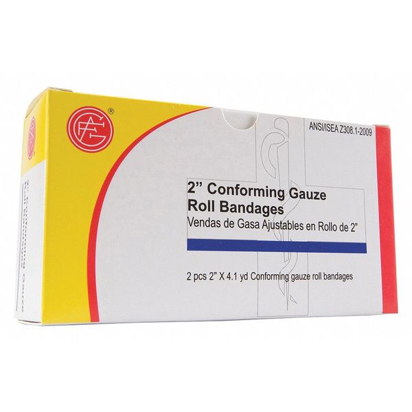 Gauze Wrap, Non-Sterile, Wht, Gauze, Box, PK2