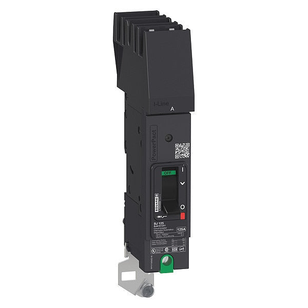Molded Case Circuit Breaker, 20 A, 240V AC, 1 Pole, I-Line Mounting Style, BJA Series